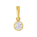 AMOR Anhänger (Halskette) Damen, 375 Gold, Zirkonia weiß, Hauptbild