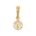 AMOR Anhänger (Halskette) Damen, 375 Gold, Zirkonia weiß, Rückseite