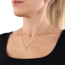 AMOR women's pendant, partially rhodium-plated 375 gold, view 2