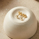AMOR women's stud earrings, 375 gold, view 7