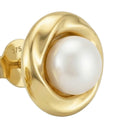 AMOR women's stud earrings, 375 gold, view 3