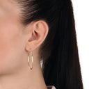 AMOR Ohrring (Creolen) Damen, 375 Gold, Ansicht 2