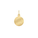 AMOR women's pendant, 375 gold, back