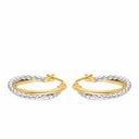 AMOR Ohrring (Creolen) Damen, 375 Gold teil-rhodiniert, Ansicht 4