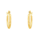 AMOR Ohrring (Creolen) Damen, 375 Gold teil-rhodiniert, Ansicht 3