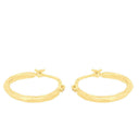 AMOR Ohrring (Creolen) Damen, 375 Gold teil-rhodiniert, Ansicht 4