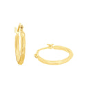 AMOR Ohrring (Creolen) Damen, 375 Gold teil-rhodiniert, Hauptbild