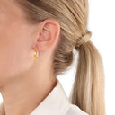 AMOR Ohrring (Creolen) Damen, 375 Gold, Ansicht 2