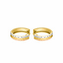 AMOR Ohrring (Creolen) Damen, 375 Gold teil-rhodiniert, Ansicht 4