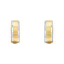 AMOR Ohrring (Creolen) Damen, 375 Gold teil-rhodiniert, Ansicht 3