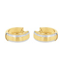 AMOR Ohrring (Creolen) Damen, 375 Gold teil-rhodiniert, Ansicht 4
