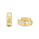 AMOR Ohrring (Creolen) Damen, 375 Gold teil-rhodiniert, Hauptbild