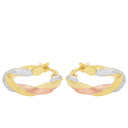 AMOR Ohrring (Creolen) Damen, 375 Gold teil-rhodiniert, Ansicht 4