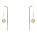 AMOR Ohrring (Durchzieher) Damen, 375 Gold, Zirkonia weiß, Ansicht 3