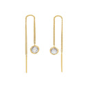 AMOR Ohrring (Durchzieher) Damen, 375 Gold, Zirkonia weiß, Hauptbild