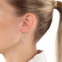 AMOR Ohrring (Ohrhänger) Damen, 375 Gold teil-rhodiniert, Ansicht 2