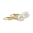 AMOR women's drop earrings, 375 gold, view 4