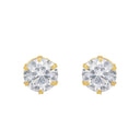 AMOR Ohrring (Ohrstecker) Damen, 375 Gold, Zirkonia weiß, Ansicht 3