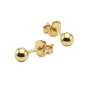 AMOR unisex stud earrings, 375 gold, view 2