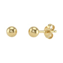 AMOR unisex stud earrings, 375 gold, main image