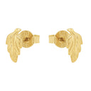 AMOR Ohrring (Ohrstecker) Damen, 375 Gold, Motiv Blatt, Ansicht 4