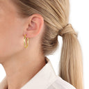 AMOR Ohrring (Creolen) Damen, 375 Gold, Ansicht 2