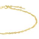 AMOR Fußkette Unisex, 375 Gold, Ansicht 3