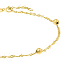 AMOR Fußkette Unisex, 375 Gold, Ansicht 3