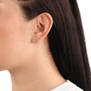 AMOR children's stud earrings, 375 gold, view 2