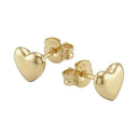 AMOR children's stud earrings, 375 gold, view 4
