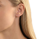 AMOR Ohrring (Ohrstecker) Damen, 375 Gold, Zirkonia weiß, Ansicht 2
