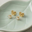AMOR Ohrring (Ohrstecker) Damen, 375 Gold, Zirkonia weiß, Ansicht 6