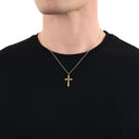 AMOR Anhänger (Halskette) Unisex, 375 Gold, Motiv Kreuz, Ansicht 4