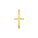 AMOR Anhänger (Halskette) Unisex, 375 Gold, Motiv Kreuz, Hauptbild