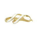 AMOR Creolen Damen, 375 Gold teil-rhodiniert, Ansicht 4