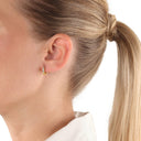 AMOR Ohrring (Creolen) Damen, 375 Gold, Ansicht 2