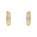AMOR Ohrring (Creolen) Damen, 375 Gold, Ansicht 3