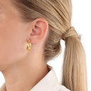 AMOR Ohrring (Creolen) Damen, 375 Gold, Ansicht 2