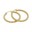AMOR Ohrring (Creolen) Damen, 375 Gold, Ansicht 3