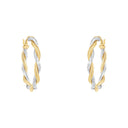 AMOR Ohrring (Creolen) Damen, 375 Gold teil-rhodiniert, Ansicht 3