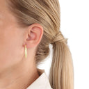AMOR Ohrring (Creolen) Damen, 375 Gold, Ansicht 2