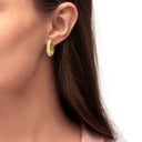 AMOR Ohrring (Creolen) Damen, 375 Gold, Ansicht 2
