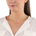 AMOR Halskette Damen, 375 Gold, Zirkonia weiß, Ansicht 2