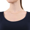 AMOR Halskette Unisex, 375 Gold, Ansicht 3