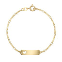 AMOR children's ID bracelet, 375 gold, main image