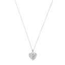 AMOR women's necklace, rhodium-plated 925 sterling silver, main image