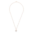 AMOR women's necklace, rose gold-plated 925 sterling silver, view 3