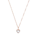 AMOR women's necklace, rose gold-plated 925 sterling silver, main image