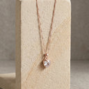 AMOR women's necklace, rose gold-plated 925 sterling silver, view 6