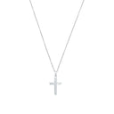 AMOR Halskette Damen, 925 Silber rhodiniert, Motiv Kreuz, Hauptbild